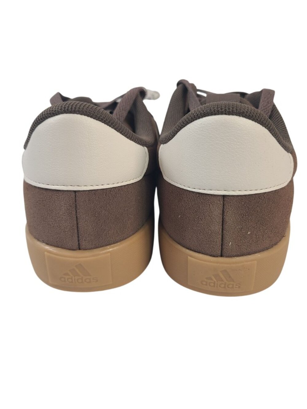 NEW Adidas VL Court 3.0 Women's Sneakers Brown & White Suede Size 8.5 - Picture 5 of 7